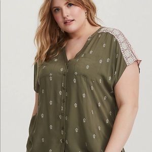Green Torrid Top